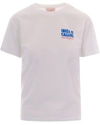 MC2 Saint Barth - Graphic Crew Neck T-Shirt - Lyst