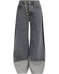 Ganni - Organic Cotton High-Waisted Jeans For - Lyst
