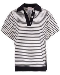 Liu Jo - Polo A Righe Con Contrasti - Lyst