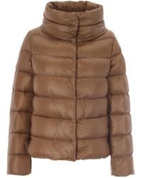 Herno - Quilted Nylon Cape Jacket - Lyst