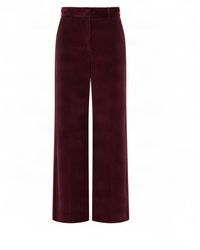 Weekend by Maxmara - Pantalone Tania Bordeaux - Lyst