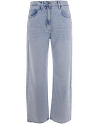 Patrizia Pepe - Light Wash Soft Fit Jeans - Lyst
