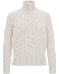 Max Mara - Maglia Cosmo Bianco - Lyst