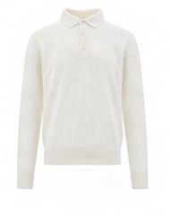 BOSS - Polo Lana Merino Open - Lyst