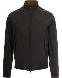 Barbour - Giubbino Harrington Rectifier Steve Mcqueen Sage - Lyst