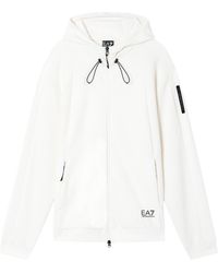 EA7 - Hooded Sweatshirt - Lyst