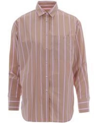 Lacoste - Poplin Shirt Lionne Albizia - Lyst