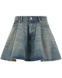 Ganni - Vintage Mini Skirt For - Lyst