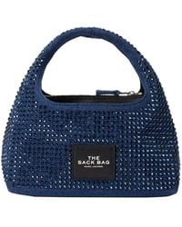 Marc Jacobs - The Crystal Denim Mini Sack Bag - Lyst