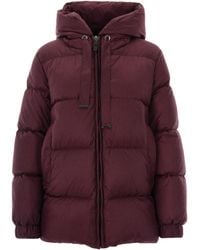Max Mara - Piumino Seia Bordeaux - Lyst