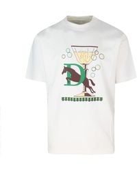 Drole de Monsieur - T-Shirt Polo Bianca - Lyst
