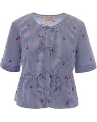 MC2 Saint Barth - Camicia Alyson Stripes - Lyst