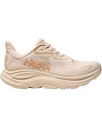 Hoka One One - W Clifton 10 Vanilla/Birch Sneakers - Lyst