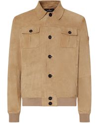 Peuterey - Giubbino Destiny Suede 02 Grigio Silice - Lyst