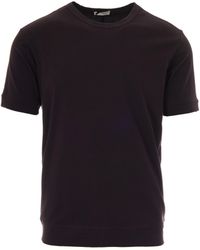 Paolo Pecora - T-Shirt Basic Marrone - Lyst