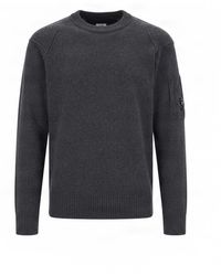 C.P. Company - Maglione Lens Dark Shadow - Lyst