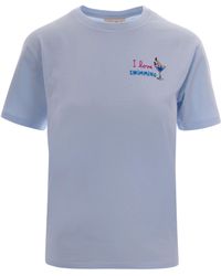 MC2 Saint Barth - Embroidered Crew Neck T-Shirt - Lyst