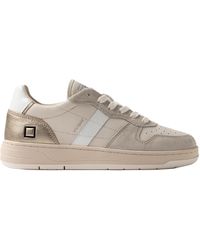 Date - Sneaker Court Shiny/Platinum - Lyst