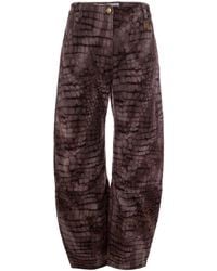 Elisabetta Franchi - Jeans Drill Alligatore - Lyst