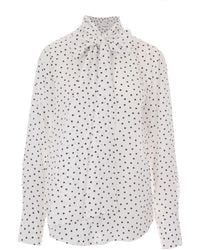P.A.R.O.S.H. - Off Polka Dot Shirt - Lyst