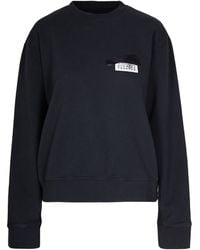 MM6 by Maison Margiela - Felpa Numeric Signature Mm6 Washed - Lyst