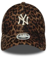 KTZ - Cappellino 9Forty Ny Yankees Cosy Leopard - Lyst