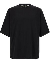 Palm Angels - Logo Print T-Shirt - Lyst