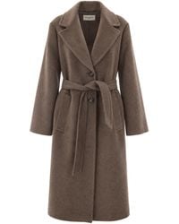 Weekend by Maxmara - Cappotto Bronte Marron Glacè - Lyst