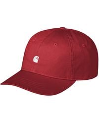 Carhartt - Madison Logo Cap Rosso - Lyst