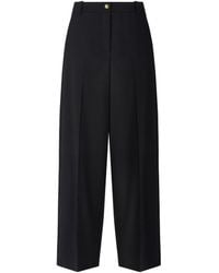 Pinko - Pantalone Balbino Diagonale Blu Marino - Lyst