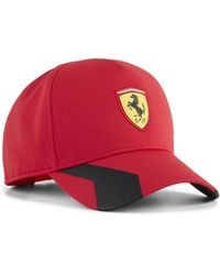 PUMA - Cappellino Ferrari Rosso Corsa - Lyst