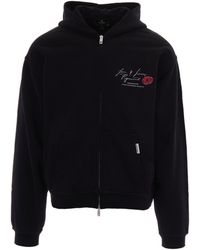 Represent - Regular-Fit Zip-Up Hoodie With Love And Kisses Print - Lyst