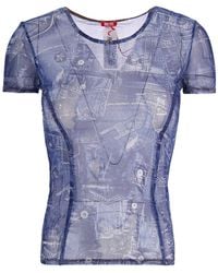 DIESEL - T-Shirt Kasia Dnm - Lyst