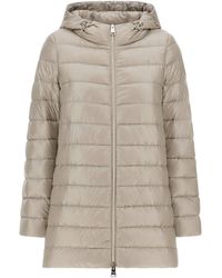 Herno - Piumino A Shape Chantilly - Lyst