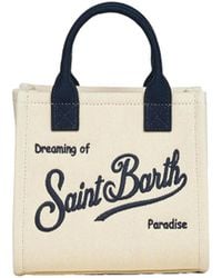 MC2 Saint Barth - Borsa Vanity Mini Canvas - Lyst