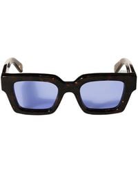 Off-White c/o Virgil Abloh - Occhiale Virgil M Shiny Dark Havana - Lyst