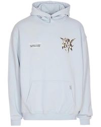 Represent - Light Cotton Hoodie With Cherubs Graphic - Lyst