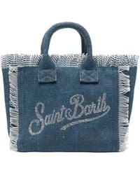 MC2 Saint Barth - Borsa Vanity Mini Strass - Lyst
