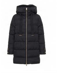 Herno - Hooded Puffer Coat With Zip Front - Lyst