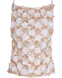 P.A.R.O.S.H. - Maxi Sequin Blouse - Lyst