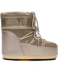 Moon Boot - Stivali Icon Low Glance Platinum - Lyst