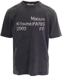Maison Kitsuné - T-Shirt 2002 Faded - Lyst