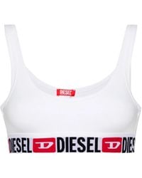 DIESEL - Bralette Ufsb-Oriba Bianca - Lyst
