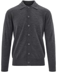 Paolo Pecora - Camicia Grigio Melange - Lyst