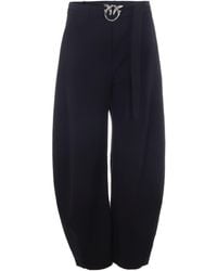 Pinko - Pantalone New Lexy Nero Limousine - Lyst