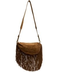 Ash - Borsa Astrid Fringes Cachemere Mink - Lyst