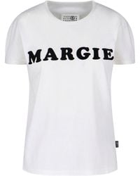 MM6 by Maison Margiela - T-Shirt Vintage Off - Lyst