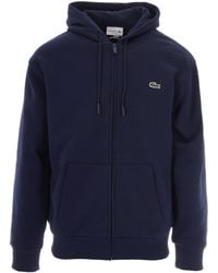 Lacoste - Felpa Cappuccio - Lyst