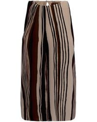 Max Mara - Top Seta Mattone Rosso - Lyst