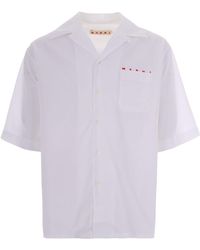Marni - Embroidered Bowling Shirt - Lyst